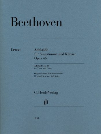 Бетовен. Аделаиде, за глас и пиано, оп.46 (HN 1043)