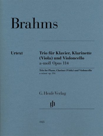 Брамс. Трио за пиано, кларинет (виола) и виолончело, в ла минор, оп.114 (HN 1125)