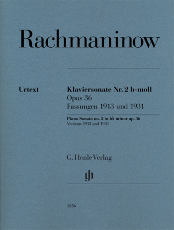 Рахманинов. Клавирна соната №2 в си-бемол мажор, оп.36 — версии 1913г. и 1931г. (HN 1256)