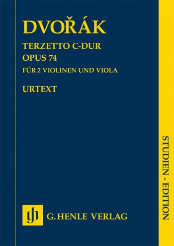 Дворжак. Терцето в до мажор оп.74 за две цигулки и виола (учебно издание, HN 7235)