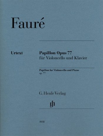 Форе. «Пеперуда», оп.77, за виолончело и пиано (HN 1038)