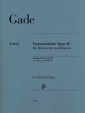 Гаде. Фантастични пиеси, оп.43, за кларинет и пиано (HN 1353)