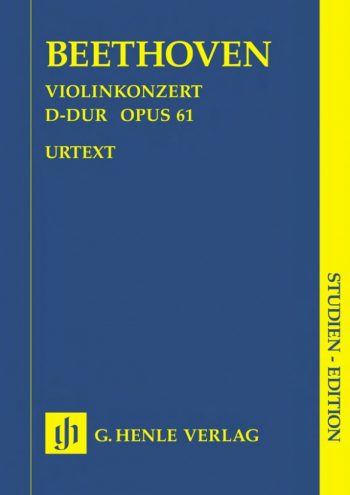Бетовен. Концерт за цигулка в ре мажор оп.61 (учебно издание, HN 9326)
