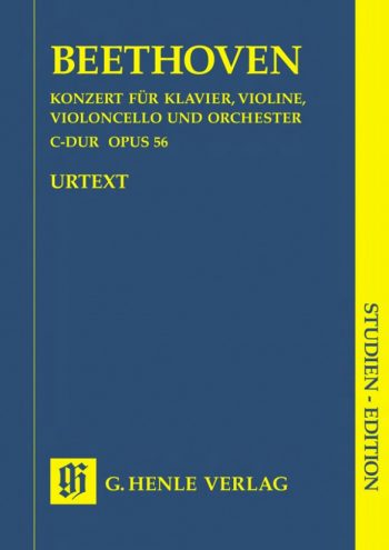 Бетовен. Концерт в до мажор за пиано, цигулка и виолончело със съпровод на оркестър, оп.56 (Троен концерт, HN 9610)
