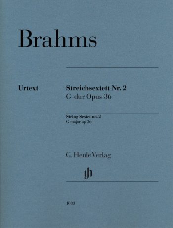Брамс. Струнен секстет №2 в сол мажор, оп.36 (HN 1083)