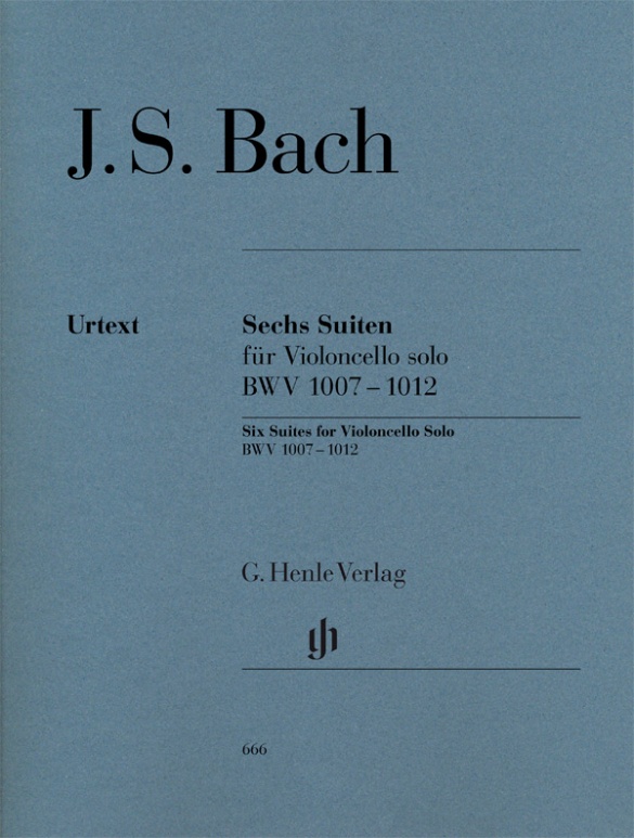 Бах, Й. С. Шест сюити за соло виолончело, BWV 1007-1012 (HN 666)