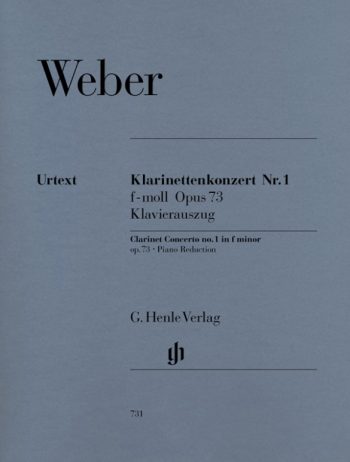 Вебер. Концерт за кларинет №1, във фа минор, оп.73 (HN 731)