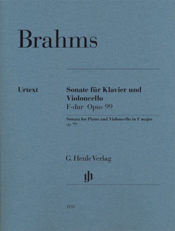 Брамс. Соната във фа мажор за пиано и виолончело, оп.99 (HN 1135)