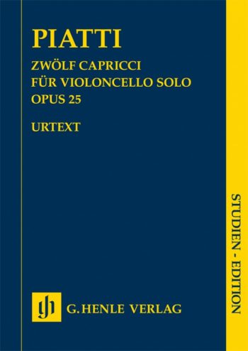 Пиати. 12 капричи за соло виолончело, оп.25 (HN 9746)