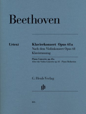 Бетовен. Клавирен концерт оп.61а (HN 815)