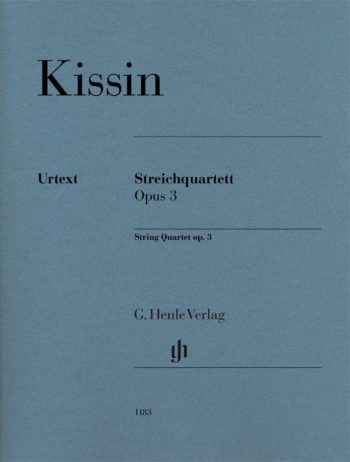 Кисин. Струнен квартет оп.3 (HN 1183)