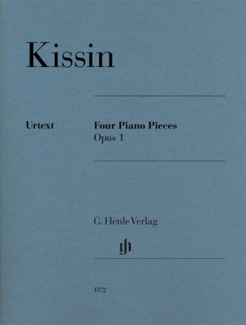 Кисин. Четири пиеси за пиано, оп.1 (HN 1372)