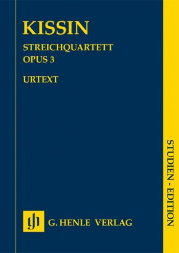 Кисин. Струнен квартет оп.3 (HN 7183)