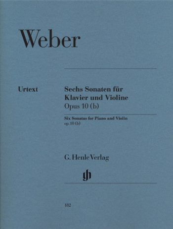 Вебер. 6 сонати за пиано и цигулка, оп.10(b) (HN 182)