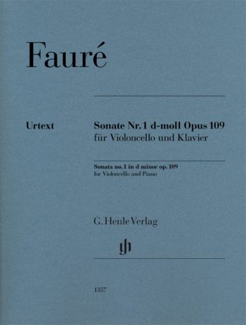 Форе. Соната №1 за виолончело и пиано, в ре минор, оп.109 (HN 1357)