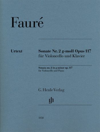 Форе. Соната за виолончело №2, в сол минор. Оп. 117 (HN 1358)