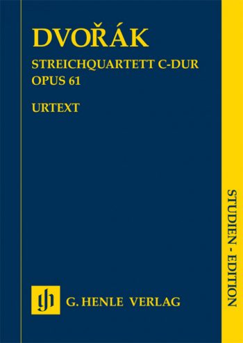 Дворжак. Струнен квартет в до мажор оп.61 (HN 7399)