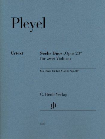 Плейел. 6 дуа «Опус 23» (HN 1517)