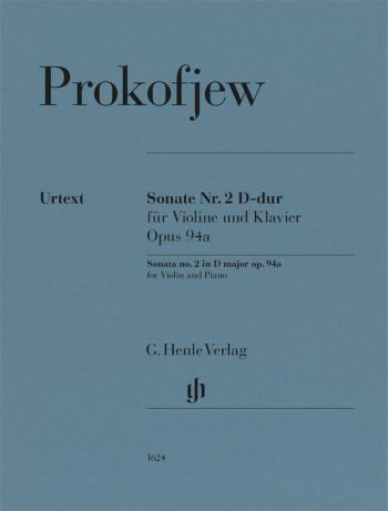 Прокофиев. Соната № 2 в ре мажор за цигулка и пиано, оп. 94a (HN 1624)