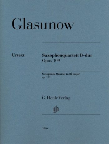 Глазунов. Квартет за саксофони, в си-бемол мажор, оп. 109 (HN 1046)