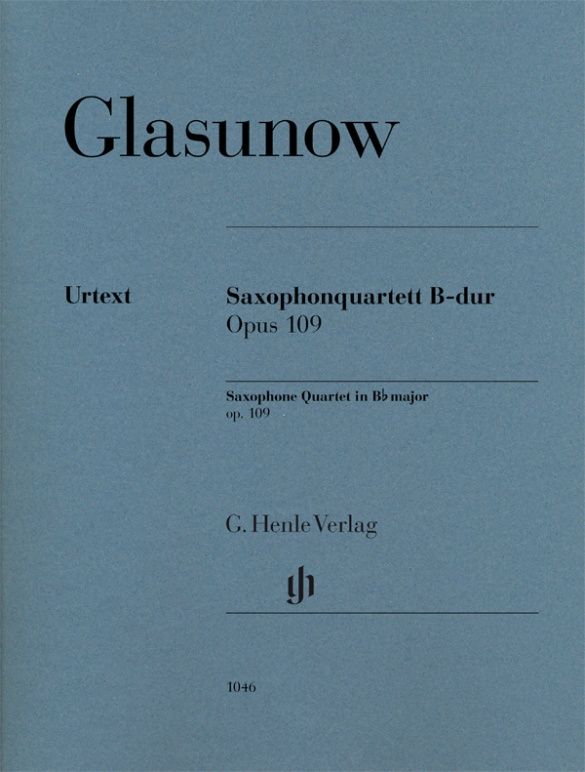 Глазунов. Квартет за саксофони, в си-бемол мажор, оп. 109 (HN 1046)